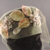 Cappellino con veletta Stetson, anni ’30 (dettaglio veletta frontale ) Cappellino con veletta Stetson, anni ’30 (dettaglio veletta frontale )